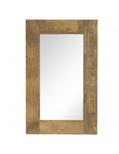 Specchio in Legno Massello di Mango 50x80 cm