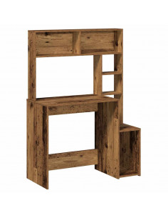 Scrivania Mensole Legno Vecchio 100x45x140 cm Legno Multistrato