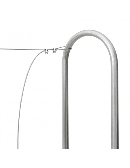 Rastrelliera per Legna con Copertura Antipioggia 100x25x150cm