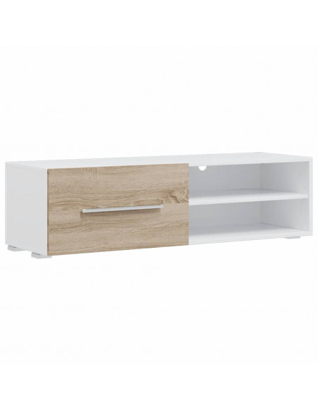 Mobile TV 5 pz con Illuminazione a LED Rovere Sonoma Truciolato