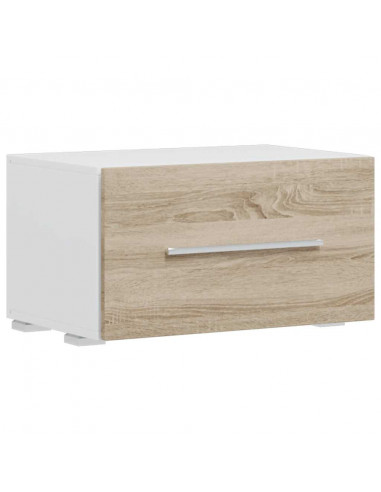 Mobile TV 5 pz con Illuminazione a LED Rovere Sonoma Truciolato