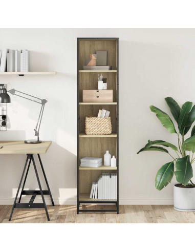 Libreria Rovere Sonoma 40x35x170,5 cm in Legno Multistrato