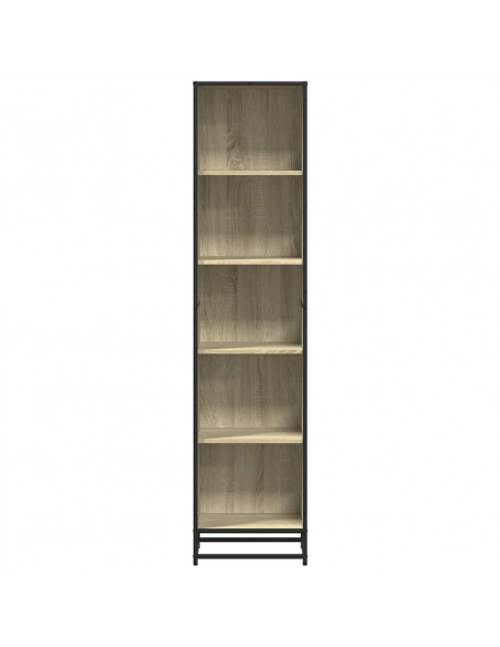 Libreria Rovere Sonoma 40x35x170,5 cm in Legno Multistrato
