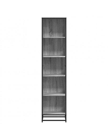 Libreria Grigio Sonoma 40x35x170,5 cm in Legno Multistrato