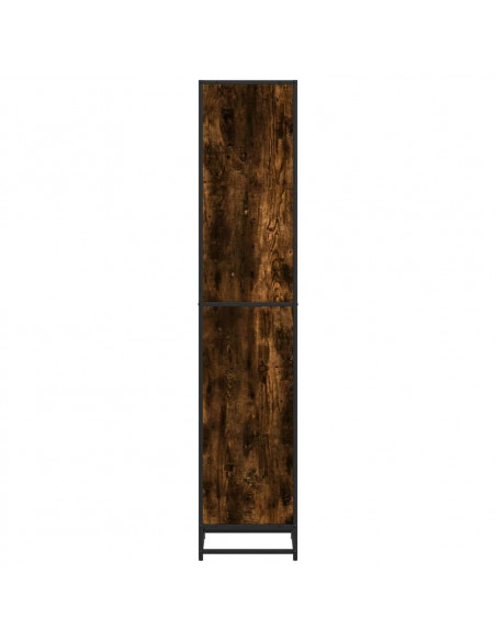 Libreria Rovere Fumo 40x35x170,5 cm in Legno Multistrato