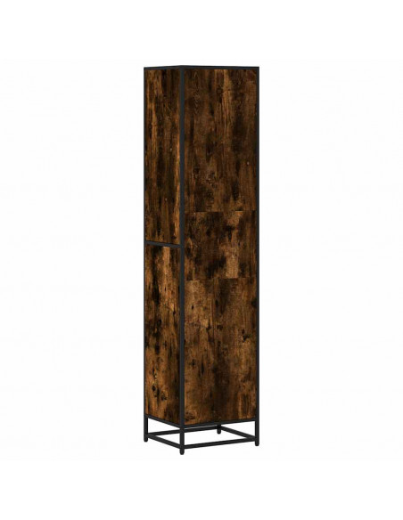 Libreria Rovere Fumo 40x35x170,5 cm in Legno Multistrato