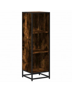 Libreria Rovere Fumo 33,5x33x107,5 cm in Legno Multistrato
