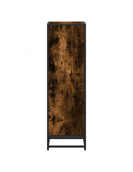 Libreria Rovere Fumo 33,5x33x107,5 cm in Legno Multistrato