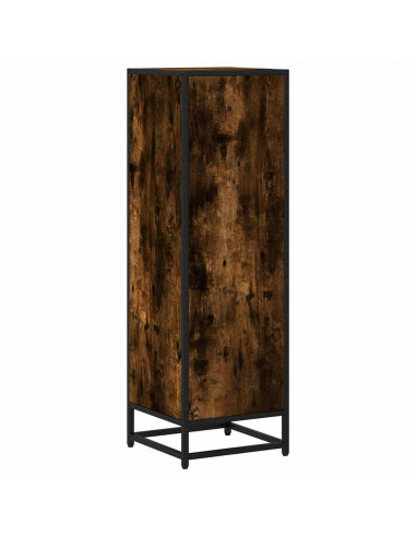 Libreria Rovere Fumo 33,5x33x107,5 cm in Legno Multistrato