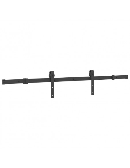 Porta Scorrevole con Set Hardware 70x210 cm Legno Massello Pino