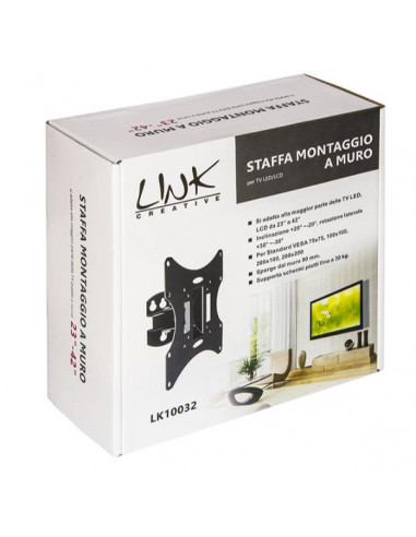 STAFFA A MURO ORIENTABILE TV 23-42