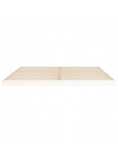 Giroletto Bianco 180x200 cm Super King Legno Massello di Pino