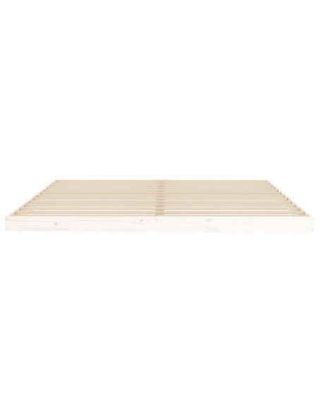 Giroletto Bianco 180x200 cm Super King Legno Massello di Pino