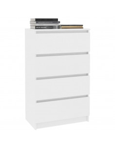 Credenza Bianca 60x35x98,5 cm in Legno Multistrato 2