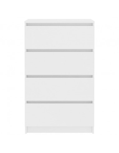 Credenza Bianca 60x35x98,5 cm in Legno Multistrato