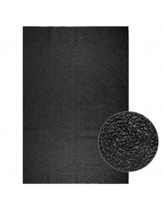Tappeto ZIZUR Antracite 240x340 cm Aspetto Iuta Interni Esterni