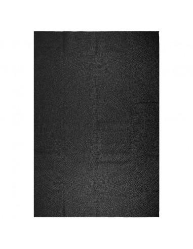 Tappeto ZIZUR Antracite 240x340 cm Aspetto Iuta Interni Esterni