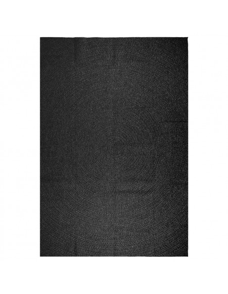 Tappeto ZIZUR Antracite 240x340 cm Aspetto Iuta Interni Esterni