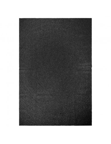 Tappeto ZIZUR Antracite 200x290 cm Aspetto Iuta Interni Esterni