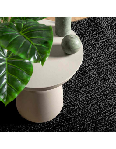 Tappeto ZIZUR Antracite 160x230 cm Aspetto Iuta Interni Esterni