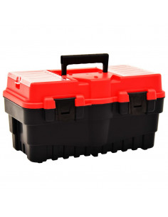 Cassetta degli Attrezzi in Plastica 462x256x242 mm Rossa