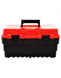 Cassetta degli Attrezzi in Plastica 462x256x242 mm Rossa 2