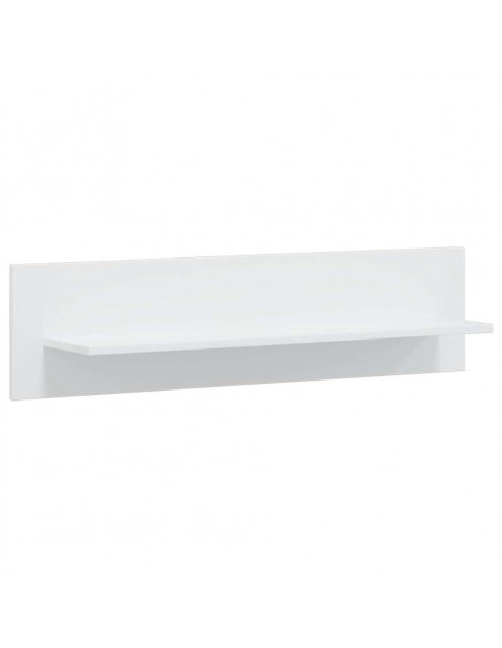 Unità TV 5 pz con Illuminazione a LED Indaco Opaco Truciolato