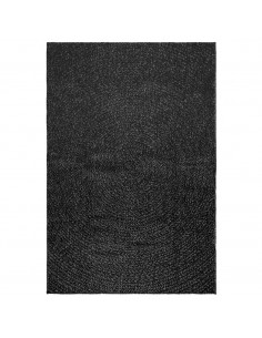 Tappeto ZIZUR Antracite 120x170 cm Aspetto Iuta Interni Esterni 2