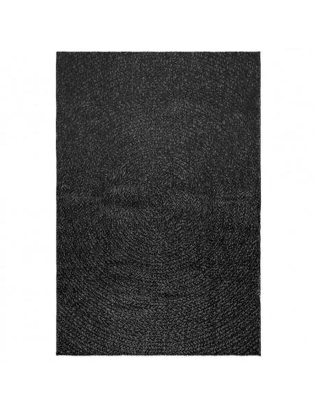 Tappeto ZIZUR Antracite 120x170 cm Aspetto Iuta Interni Esterni