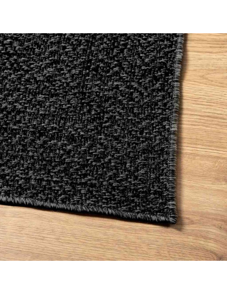 Tappeto ZIZUR Antracite 120x170 cm Aspetto Iuta Interni Esterni