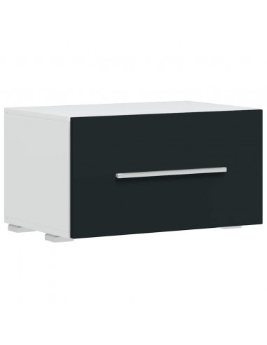 Unità TV 5 pz con Illuminazione a LED Indaco Opaco Truciolato