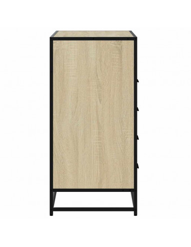 Cassettiera Rovere Sonoma 70x41x70 cm in Legno Multistrato