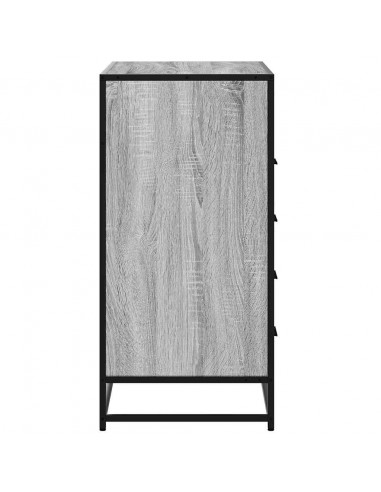 Cassettiera Grigio Sonoma 70x41x83,5 cm in Legno Multistrato