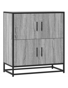 Credenza Grigio Sonoma 68x35x76 cm in Legno Multistrato