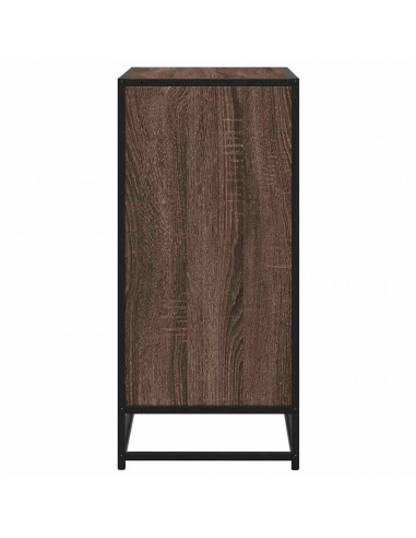Credenza Rovere Marrone 68x35x76 cm in Legno Multistrato