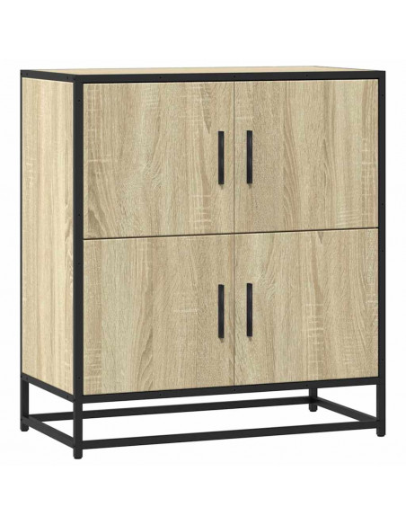 Credenza Rovere Sonoma 68x35x76 cm in Legno Multistrato