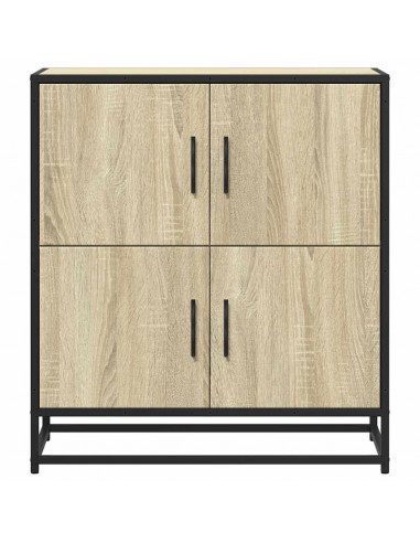Credenza Rovere Sonoma 68x35x76 cm in Legno Multistrato