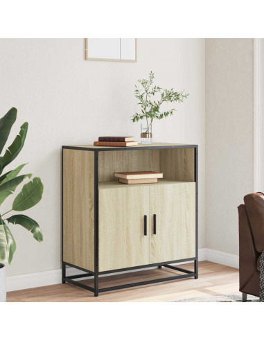 Credenza Rovere Sonoma 68x35x76 cm in Legno Multistrato