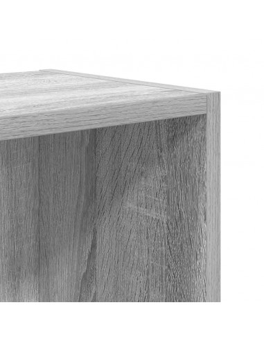 Libreria Grigio Sonoma 31x24x52 cm in Legno Multistrato