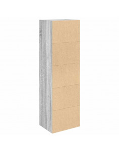 Libreria Grigio Sonoma 31x24x102 cm in Legno Multistrato