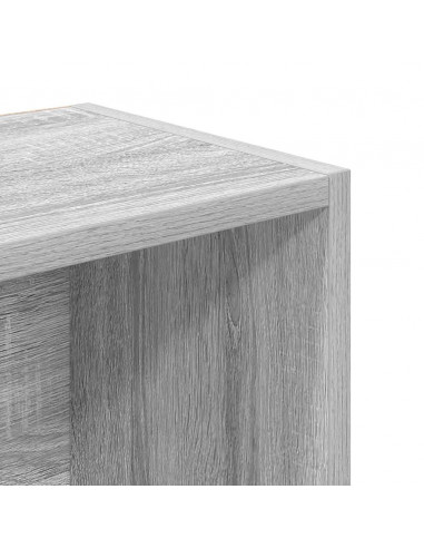 Libreria Grigio Sonoma 31x24x102 cm in Legno Multistrato