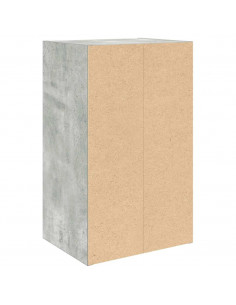 Libreria Grigio Cemento 31x24x52 cm in Legno Multistrato