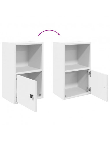 Libreria Bianca 31x24x52 cm in Legno Multistrato