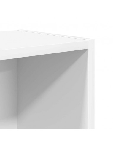 Libreria Bianca 31x24x52 cm in Legno Multistrato