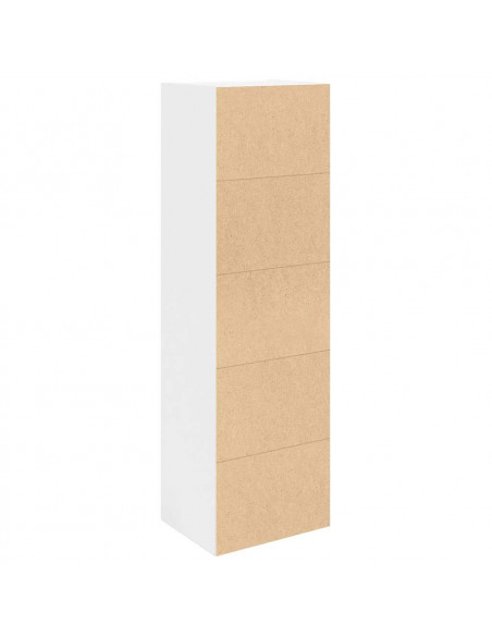 Libreria Bianca 31x24x102 cm in Legno Multistrato
