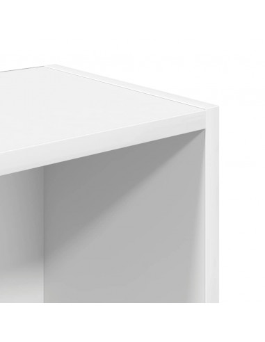 Libreria Bianca 31x24x102 cm in Legno Multistrato