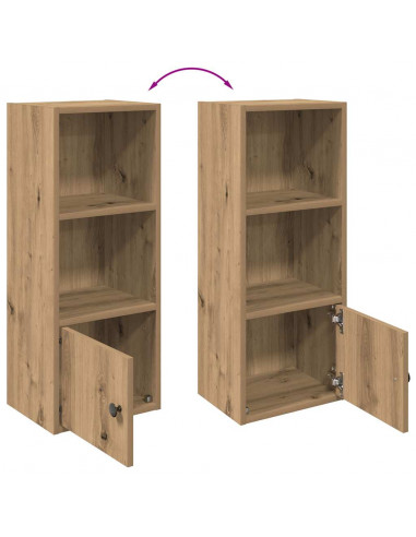 Libreria Rovere Artigianale 31x24x77 cm in Legno Multistrato