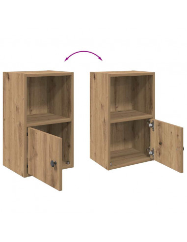 Libreria Rovere Artigianale 31x24x52 cm in Legno Multistrato