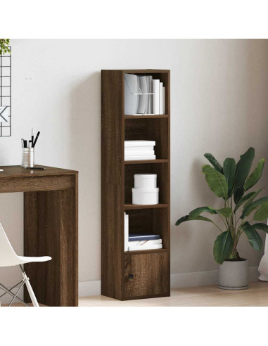 Libreria Rovere Sonoma 31x24x127 cm in Legno Multistrato