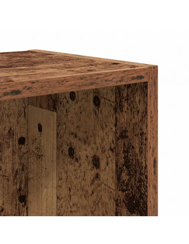 Libreria Legno Vecchio 31x24x52 cm in Legno Multistrato